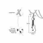 PENDRA Guitar Memorial Pendant Necklace