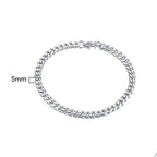 PENDRA Cuban Curb Thin Bracelet