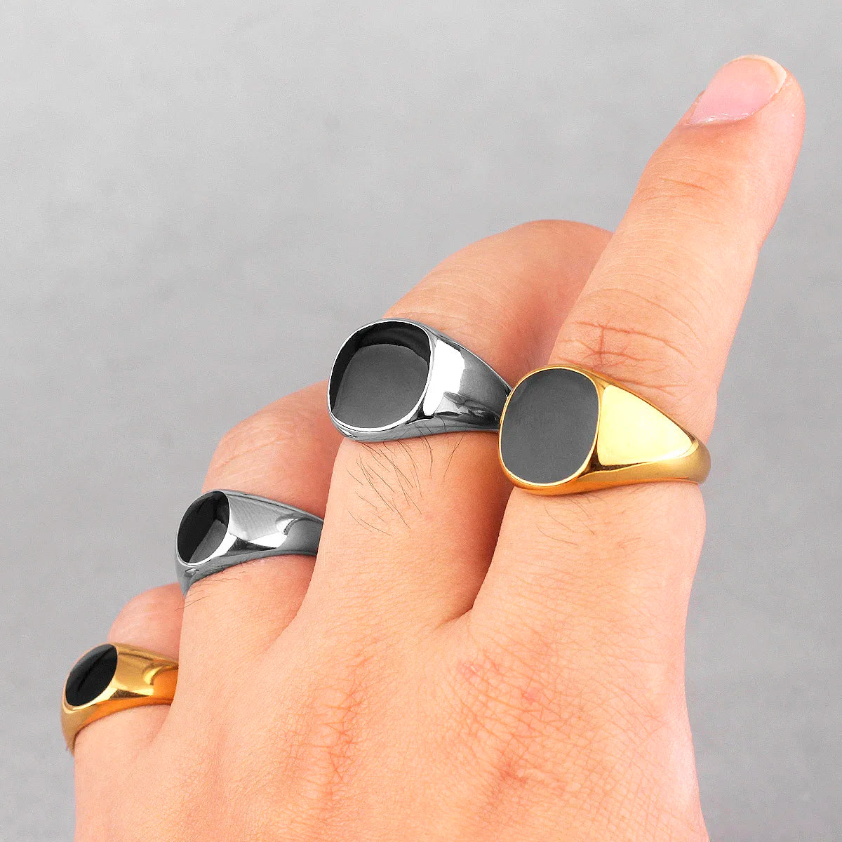 PENDRA Glue Smaller Boyfriend Steel Ring