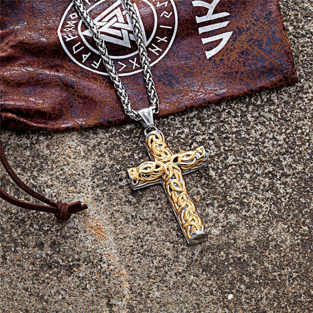 PENDRA Cross Gold Necklace