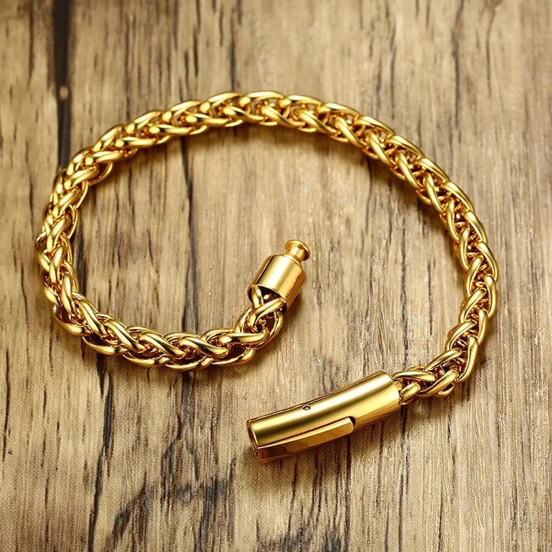 PENDRA Wheat Link Bracelet