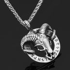 PENDRA Vegvisir Norse Steel Necklace