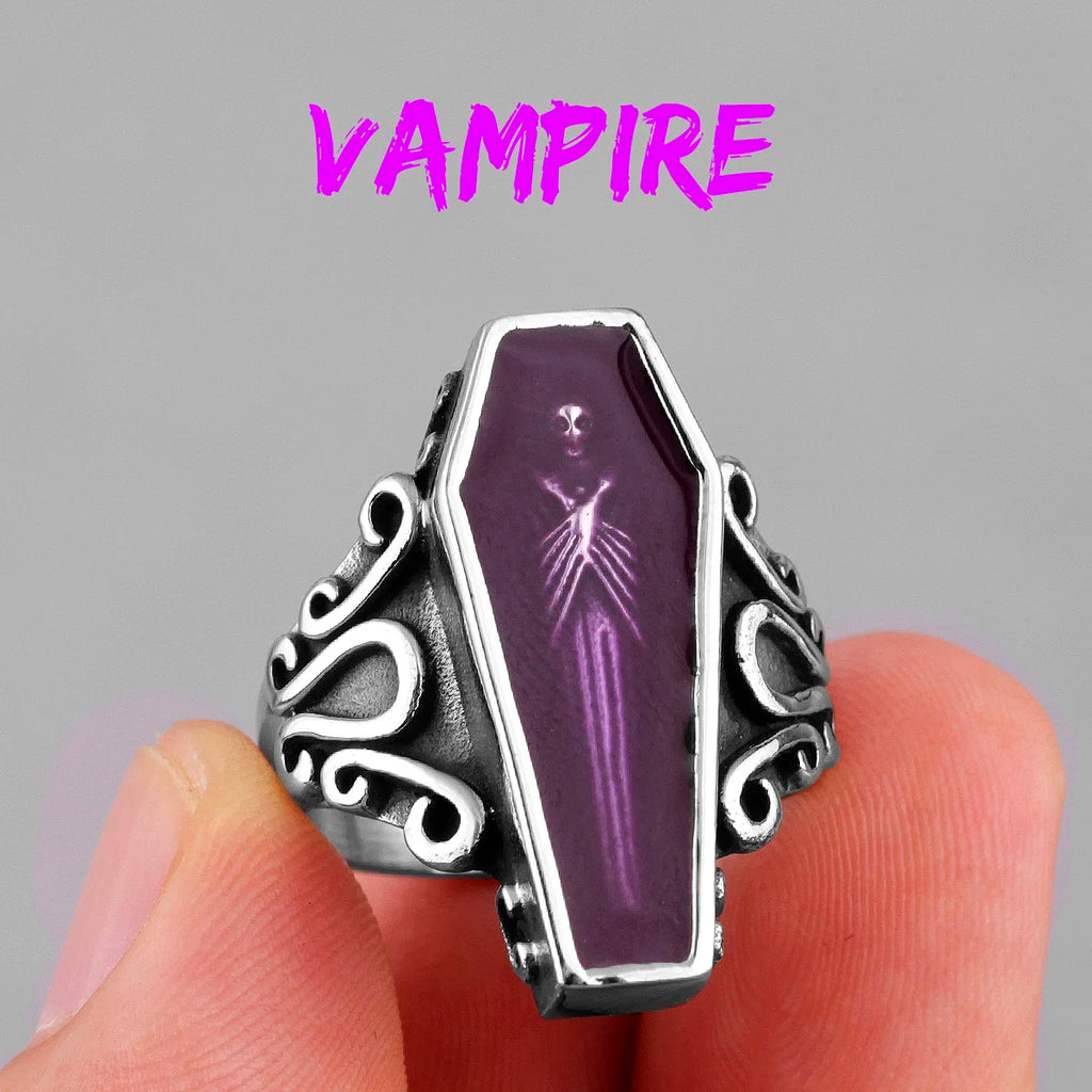 PENDRA Vampire Coffin Ghost Ring