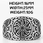 PENDRA Norse Mythology Boyfriend Steel Ring