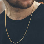 Figaro Necklace Men,Stainless Steel Curb Chain, Man Necklace, 5 to 8mm Link Chain