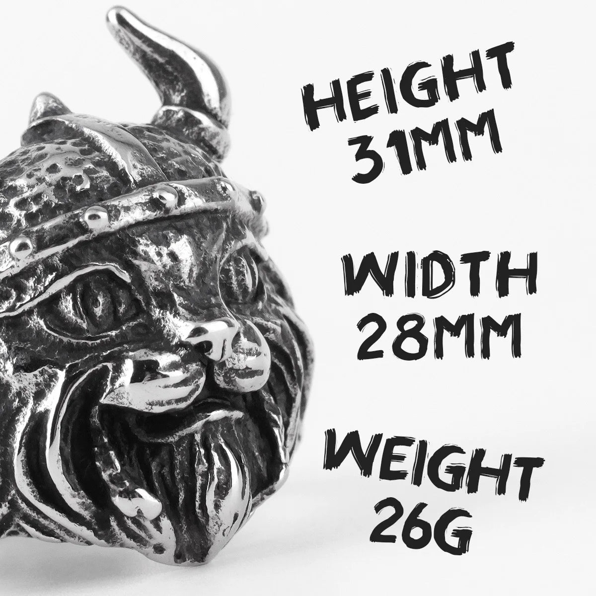 PENDRA Pirate Hat Cat Steel Ring