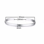 Bangle Bracelet Men, Cuff Bracelets, Stainless Steel Bracelet, Dainty Brazalets, Minimalist Bracelet Jewelry, Cuffs Bangles