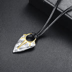 PENDRA Arrow Rope Pendant Necklace