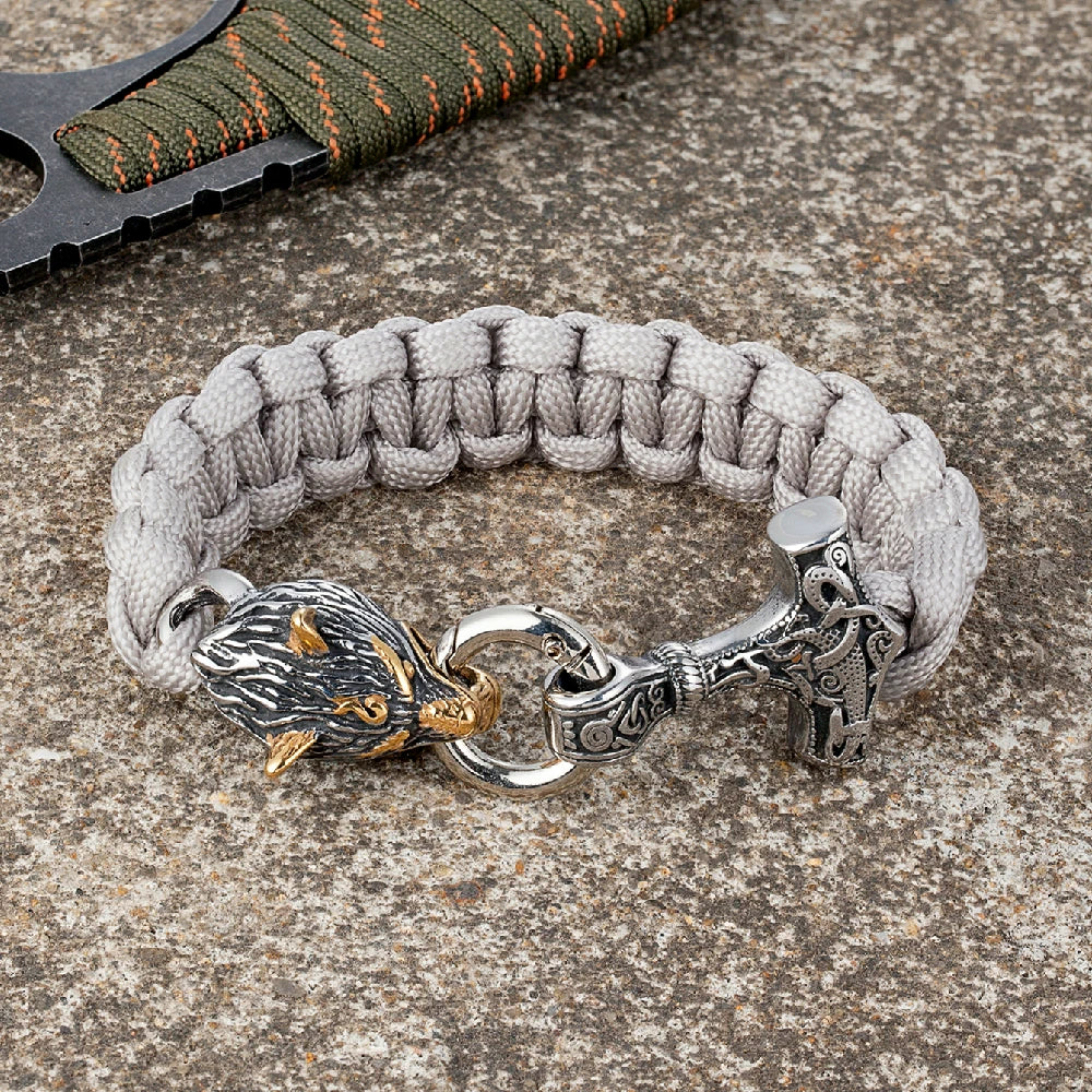 PENDRA Wolf Classic Hammer Bracelet