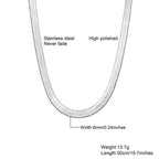 Snake Necklace Men,Gold Color Flat Snakes Chain Necklaces Layering Simple Herringbon Link Choker Men Women Jewelry 38cm - 60cm