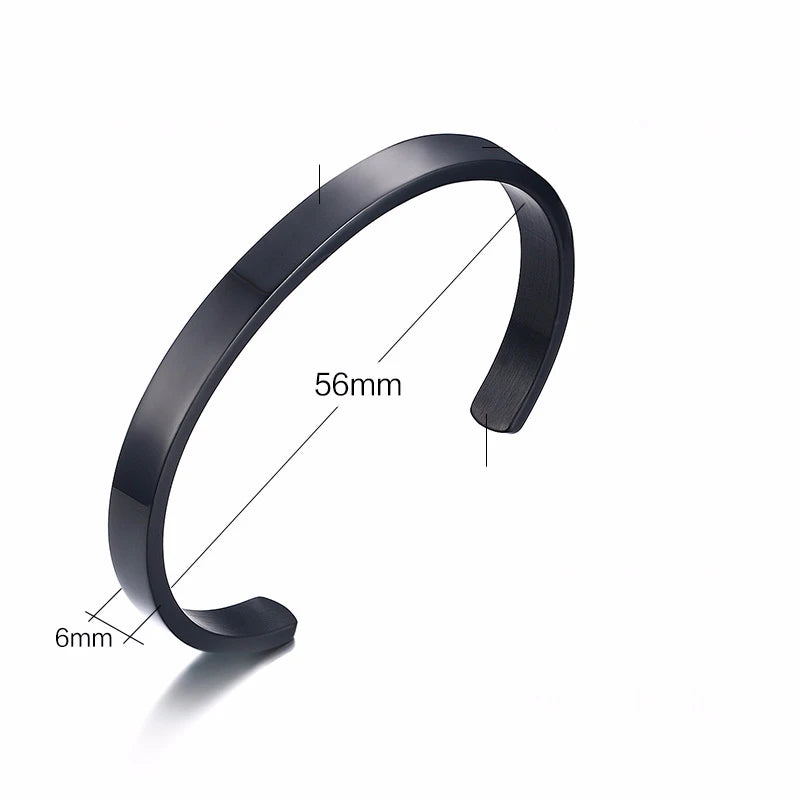 Bangle Bracelet Men, Cuff Bracelets, Stainless Steel Bracelet, Dainty Brazalets, Minimalist Bracelet Jewelry, Cuffs Bangles
