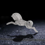 PENDRA Gallop Running Horse Metal Brooch