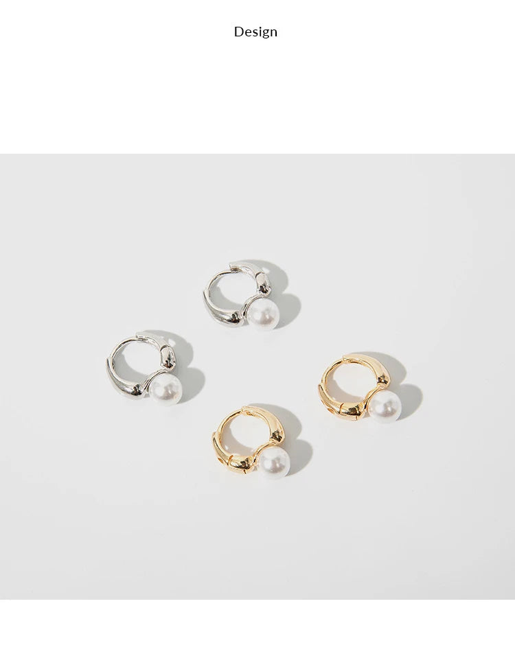 PENDRA Hoop Silver Gold Earrings