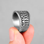 PENDRA Norse Mythology Odin Steel Ring
