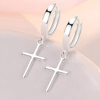 PENDRA Hoop Sterling Silver 3 Earrings