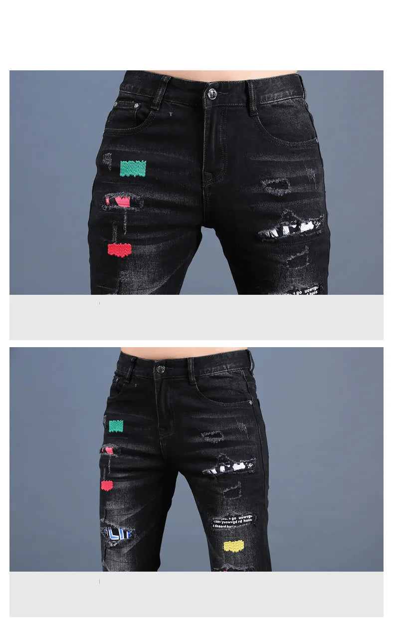 PENDRA Wholesale Ripped Hole Jeans