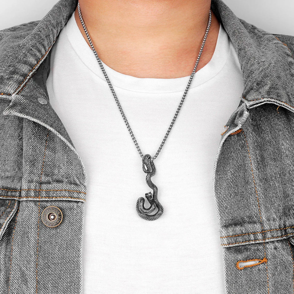 PENDRA Wrentari Snake Motif Necklace