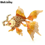 PENDRA Enamel Fish Brooch