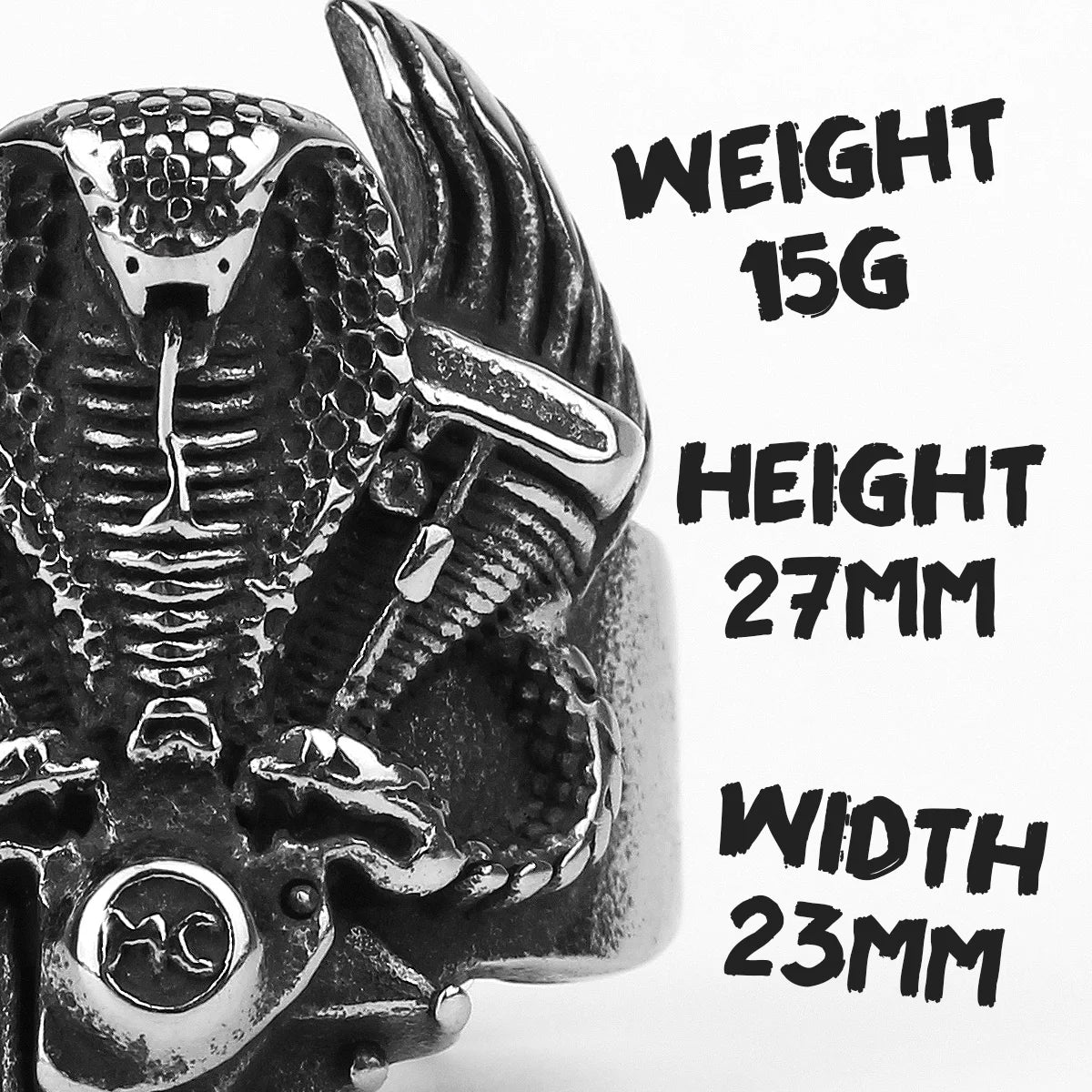 PENDRA Locomotive Engine Snake Steel Ring