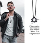 PENDRA Interlocking Triangle Pendant Necklace