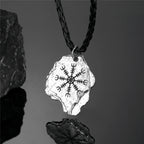 PENDRA Rune Compass Chain Necklace