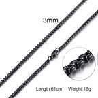 PENDRA Link 3Mm Chain Necklace