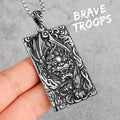 PENDRA Chinese Unicorn Boyfriend Steel Necklace