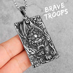 PENDRA Chinese Unicorn Boyfriend Steel Necklace