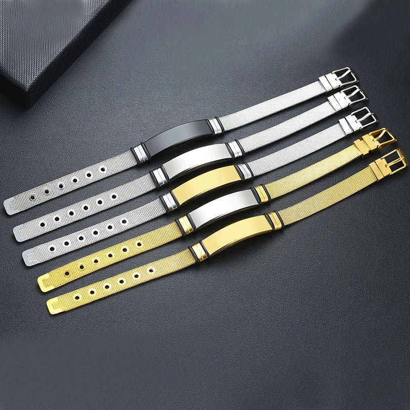 PENDRA Mesh Engravable Bracelet