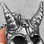 Fallen Angel Lucifer Cross Stainless Steel Men Necklaces Pendant Chain Punk for Boyfriend Male Jewelry Creativity Gift Wholesale