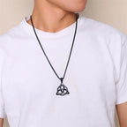 PENDRA Triquetra Knot Irish Pendant Necklace