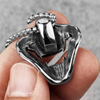 PENDRA Samurai Fangs Demon Steel Necklace
