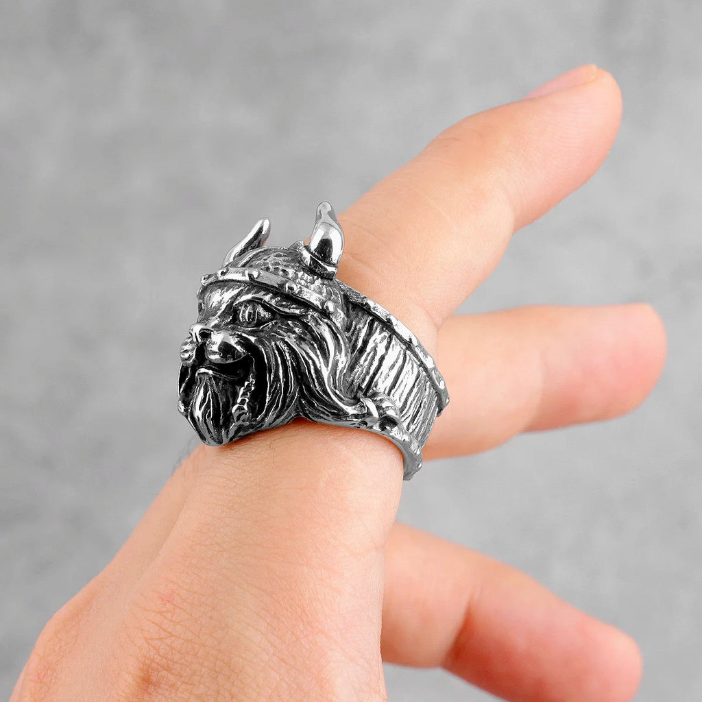 PENDRA Pirate Hat Cat Steel Ring