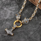 PENDRA Wolf Norse Necklace
