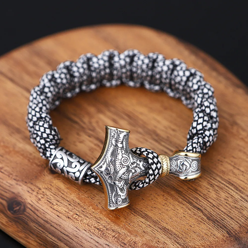 PENDRA Thor Hammer Classic Viking Bracelet