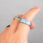 PENDRA Viking Rune Spin Ring