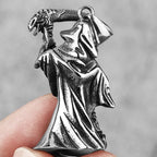 PENDRA Grim Reaper Scythe Steel Necklace