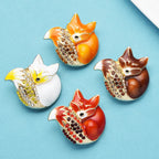 PENDRA Sleeping Fox Brooch