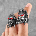 PENDRA Tibetan Buddhism Raksha Steel Ring