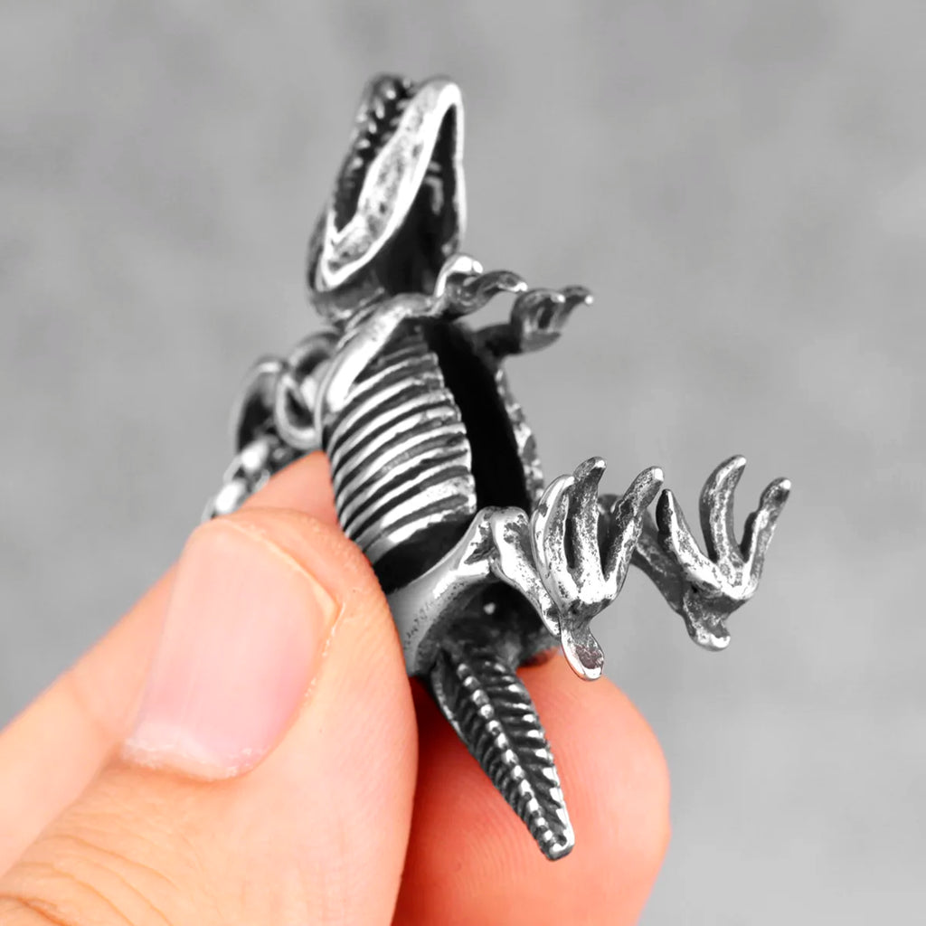 PENDRA Tyrannosaurus Dinosaur Fossil Steel Necklace