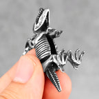 PENDRA Tyrannosaurus Dinosaur Fossil Steel Necklace