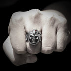 PENDRA Snake Medusa Eyes Steel Ring