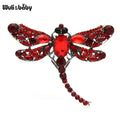 PENDRA Smaller Size Crystal Dragonfly Brooch