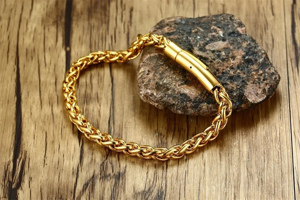 PENDRA Wheat Link Bracelet
