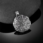PENDRA Rune Compass Vegvisir Necklace