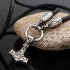 PENDRA Crow Norse Steel Necklace