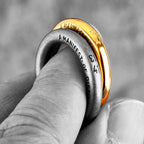 Simple Vintage Black Stainless Steel Mens Womens Rings Charm Trendy For Couple Girl Boyfriend Jewelry Creativity Gift Wholesale