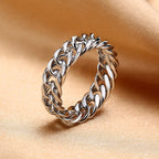 PENDRA LINK Miami Thick Steel Ring
