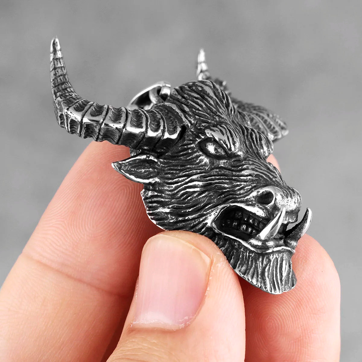 PENDRA Domineering Bull Demon Steel Necklace