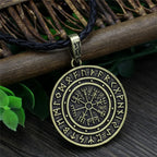 PENDRA Rune Compass Helmet Necklace